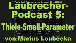 Laubrecher-Podcast 5: Grundlagen - Thiele-Small-Parameter einfach erkl&auml;rt