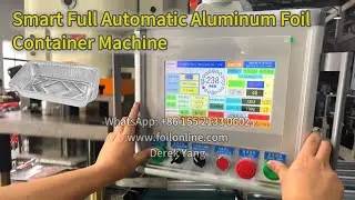 Smart Control Aluminum Foil Container Making Machine