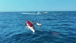 Top notch action - Catalina Crossing outrigger race