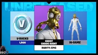 UNRELEASED &ldquo;GHOST CHAOS AGENT&rdquo; SKIN SHOWCASE!!! - Fortnite Battle Royale