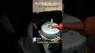 WORKING TO PUT OIL WITH FAN MOTOR