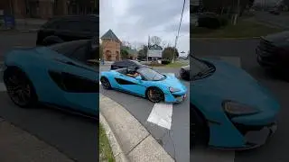 Booo! Looks amazing - no launch? #mclaren #570s #620 #mclarencars #turquoise #uniquecolor #supercar