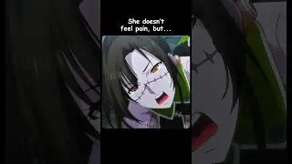 Ona nie czuje b&oacute;lu, ale 😳 #anime #kr&oacute;tkiefilmy
