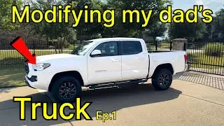 PIMPING MY DAD&rsquo;S RIDE! | TOYOTA TACOMA LIGHT INSTALLATION & UPGRADE | EPISODE 1 | GREY 3IS