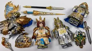 LEGO Knights of the Round Table - Kay | Gaheris | Guinevere | Lancelot | Unofficial Minifigures
