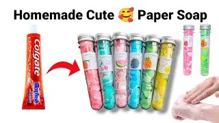 Homemade paper soap making kit/homemade paper soap/How to make paper soap/paper soap making/#soap