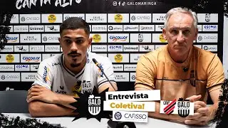 Entrevista Coletiva Cafisso - Kaio e Luis Cruz - Athletico PR 4x1 Galo Maring&aacute;