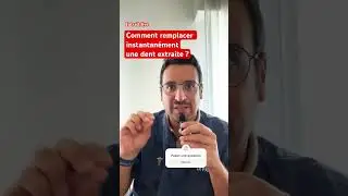 Remplacer instantan&eacute;ment une DENT extraite