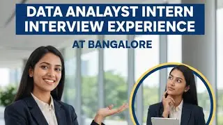Data analyst intern interview experience for fresher with interview questions clarified. 