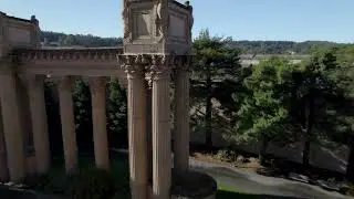 Palace of Fine Arts 4k Drone Fly Through