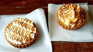 تارت الليمون و طريقه عمل كريمه الليمون و المارينج الإيطالى Lemon Tart/ Lemon Curd / Italian Meringue
