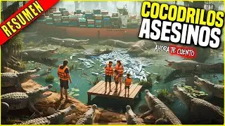 👉 resumen: 5 AMIGOS QUEDAN ATRAPADOS EN UN PANTANO POR COCODRILOS ASESINOS || Ahora te cuento