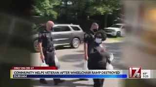 Community helps veteran after wheelchair ramp destroyed in Durham