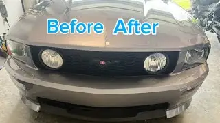 Removing PPF Film 2006 Mustang Gt #wrap #ppf #mustang #decal