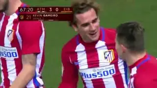 Атлетико Мадрид 3-0 Эйбар Обзор матча HD 19.01.2017