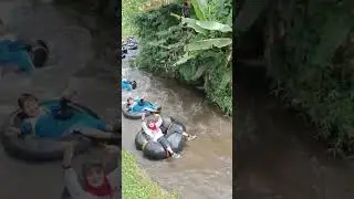 Serunya River Tubing di Taman Dolan Batu bikin ketagihan