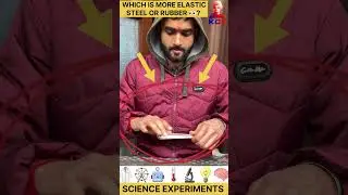 steel is more elastic than rubber | science experiment | #experiment #science