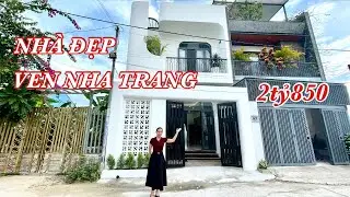 (ĐÃ BÁN) Căn nhà đẹp 2 tầng ven Nha Trang mới 100% thiết kế hiện tại, cách biển 20 phút di chuyển