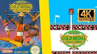 Capcom's Gold Medal Challenge '92 NES Nostalgic Old Graphics Full Gameplay Playthrough