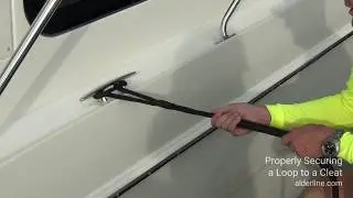 Properly Securing a Loop to a Cleat 2