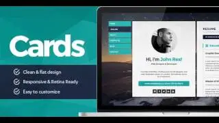 Cards - Personal vCard, Resume/CV & Portfolio WordPress Theme | Themeforest Website Templates and