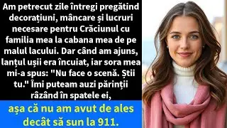 Am petrecut zile întregi pregătind decorațiuni, mâncare și lucruri necesare pentru Crăciunul cu