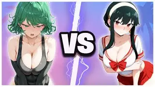 🔥 TATSUMAKI VS YOR FORGER | SEXY FANART BATTLE
