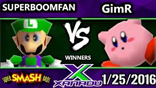 S@X 134 - VGBC | GimR (Kiry) Vs. SuPeRbOoMfAn (Fox, Luigi) SSB64 Tournament - Smash 64