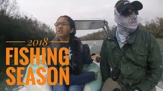 1st Trip for 2018 Shad Fishing