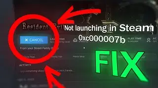 Resident Evil HD not launching in Steam fix 2026 (0xc000007b)