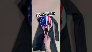 Transforming a Ghostface Mask into a SQUID GAME Guard! #diy #art #squidgame #cosplay #horror #mask