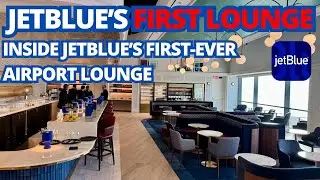 Не могу поверить, что JetBlue это построила | Экскурсия по залу ожидания BlueHouse