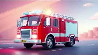 Shiny Fire Truck | Firefighter Song for Kids | @Baby Tunes