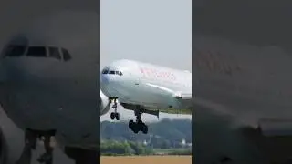 Air Canada B777 Landing in Brussels #aircanada #ebbr #b777