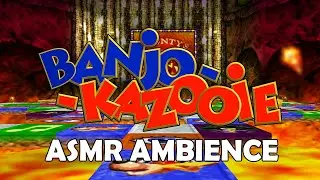 Banjo-Kazooie Ambience | Grunty's Furnace Fun | Lava ASMR Study/Work/Sleep | Nintendo 64 [1 hour]