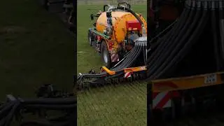 Injecting Slurry #agriculture #slurry #tractor #drone #farming #g&uuml;lle #mest #dji #caseih #veenhuis