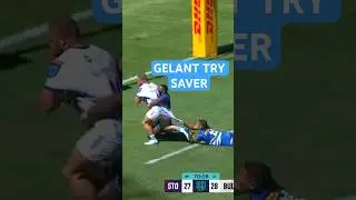 GELANT TRY SAVING TACKLE ON AKKER VAN DER MERWE - Stormers vs Bulls🔥 #rugby #stormers #urc