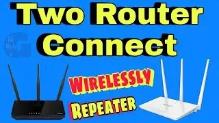 Two Router Connect Wireless in One Network | Tenda Router Ko Repeater Kaise Banaye | By AllWithG
