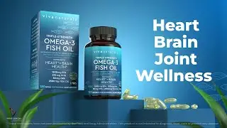 Omega-3 Fish Oil | Premium 3D Product Animation for Health Brands