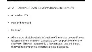 BCBG MAX AZRIA GROUP INFORMATIONAL INTERVIEW SEMINAR