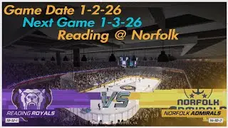 EA Sports | NHL 26 | ECHL | PS5 | Norfolk Admirals VS Reading Royals