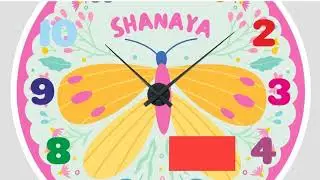 Personalised Wall Clocks from Chatterbox Labels