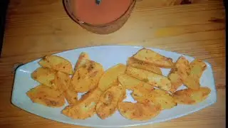 Crispy Potato Wedges Recipe | How To Make Crispy Potato | Crispy Aloo Recipe | Chatpate Aloo Recipe 