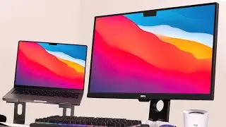 MacBook Pro 14 Desk Setup! (Students, office workers, creators)