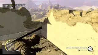 Sniper Elite 3 Multiplayer Deathmatch Outpost Canyon #45