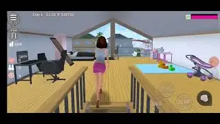 rotina da manhã dos meus filhos❤) Ana bunny) Sakura School Simulator