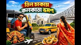 তিনচাকায় কলকাতা ভ্রমণ। #kolkata #kolkatavlog #vlogs 