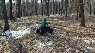 Atv Cfmoto cf110 drifting
