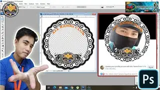 How to Create Facebook Profile Frame Using Adobe Photoshop [Tagalog Version]