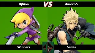 Smashveria #4 - Winners Semis - DjMon (Toon Link) Vs. dacoro6 (Cloud)